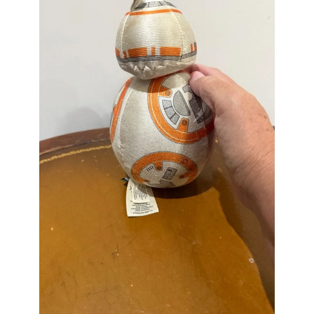 Disney Store BB-8 Plush Kids OS White Orange Excellent Star Wars Droid Toy